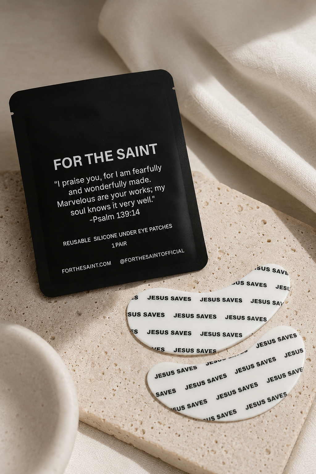 Jesus Saves Reusable Eye Patches