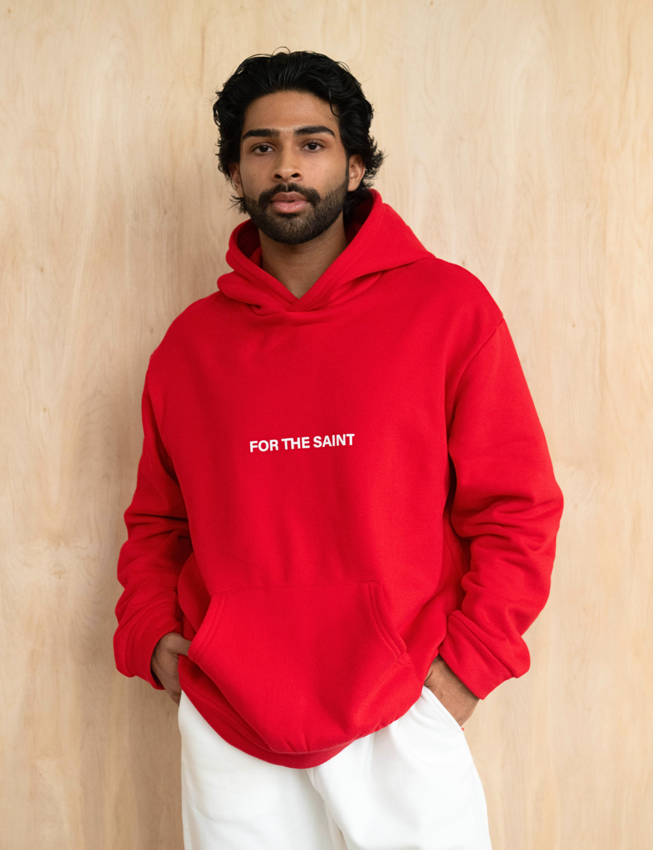 LOVED' Unisex Hoodie Red – For The Saint LOVED' Unisex Hoodie Red – For The Saint